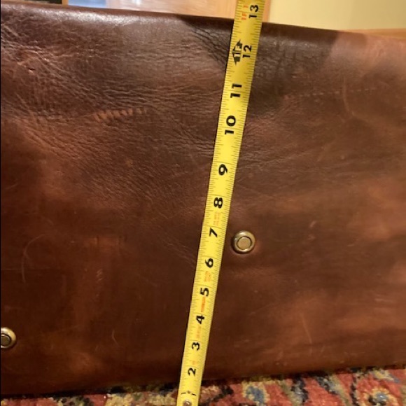 J. W. Hulme Brown Leather Duffle Bag - Picture 3 of 10